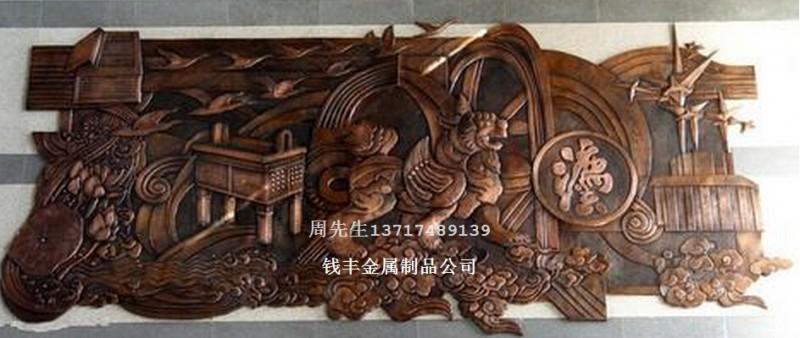 山西铝板图案浮雕工艺制品 铝雕刻产品制作